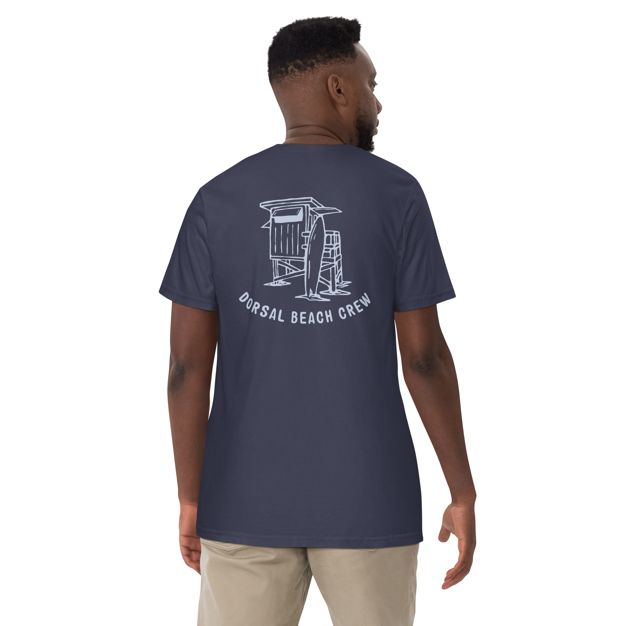 Navy Lifeguard Stand Tee