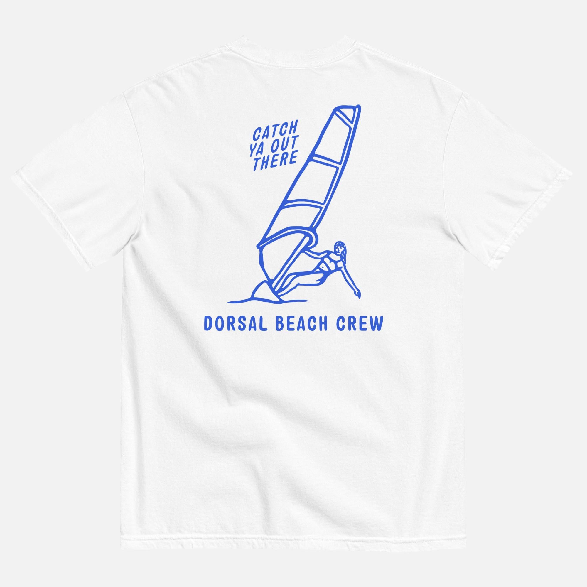 White Windsurfer Tee