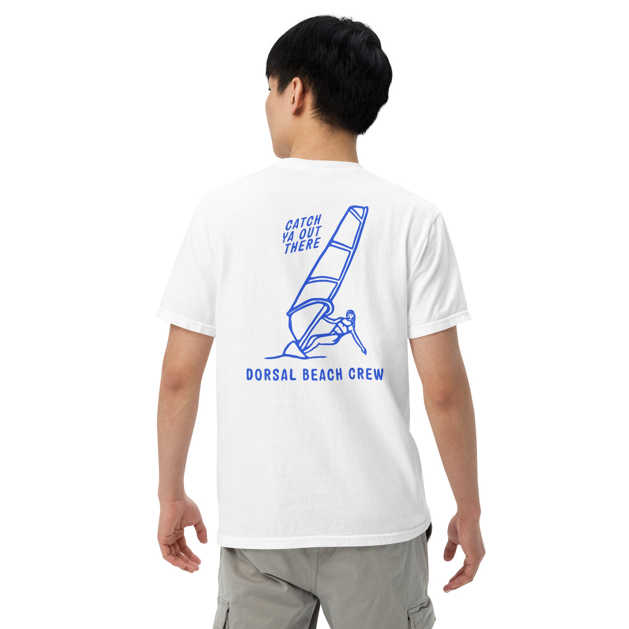 White Windsurfer Tee