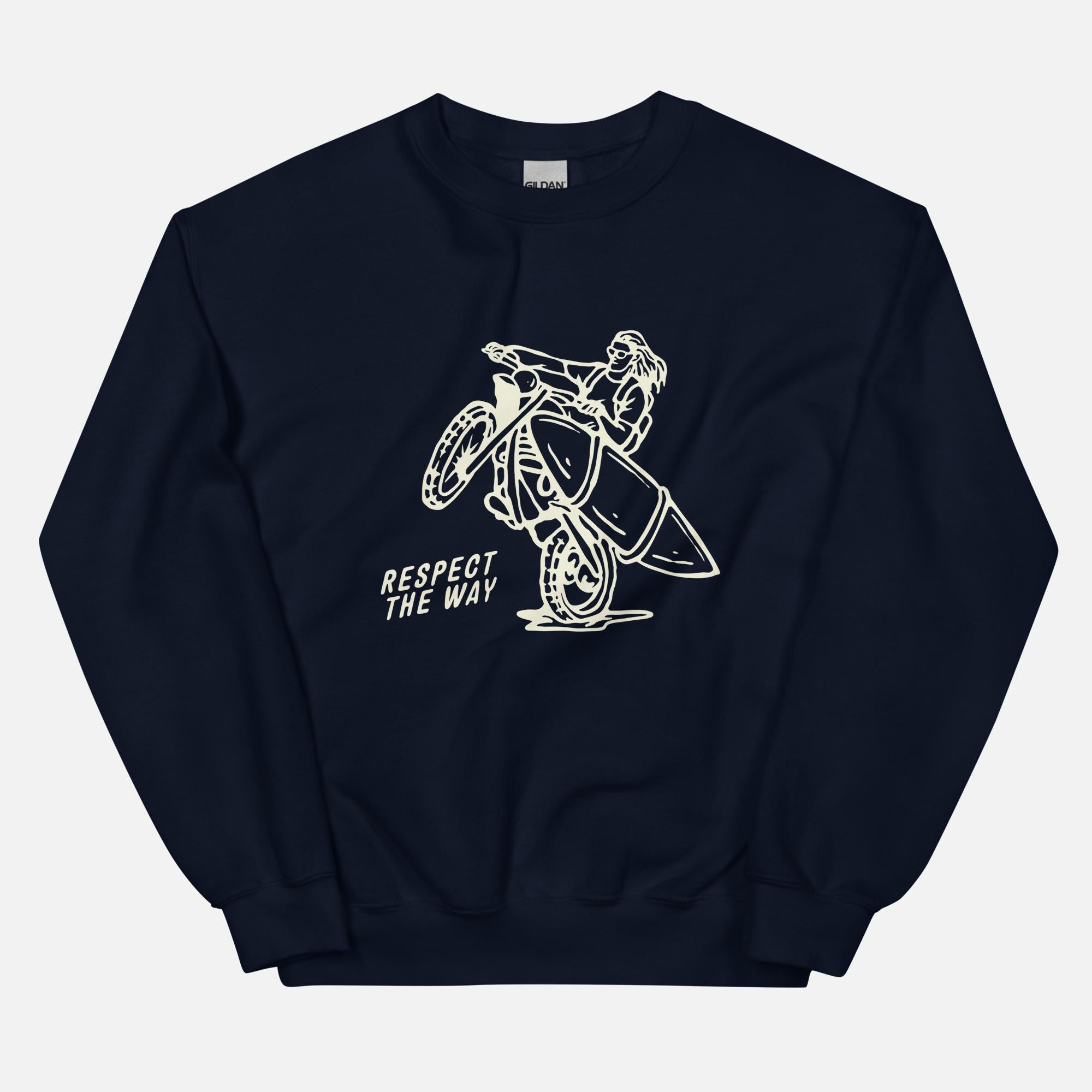 Navy Surf Rider Crewneck