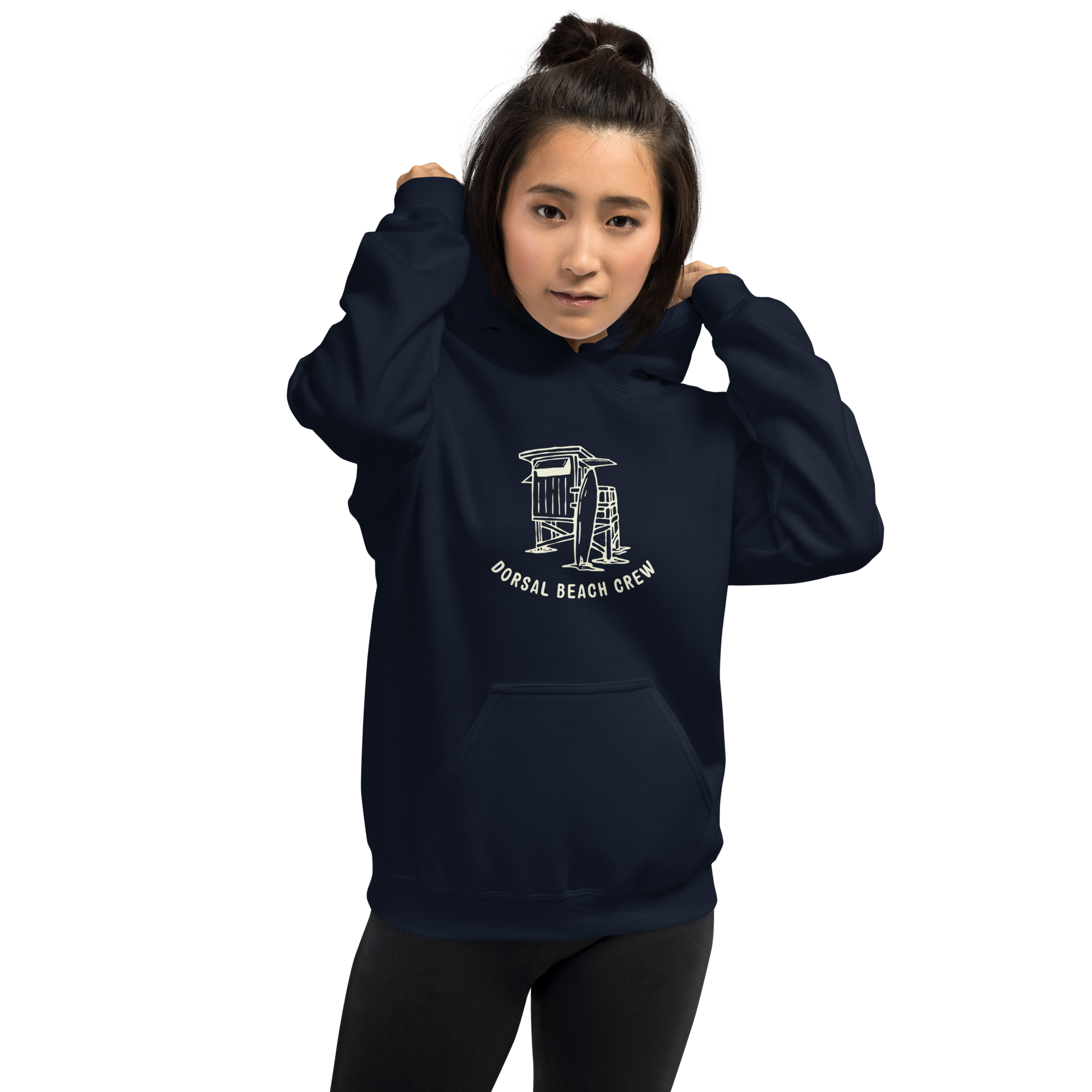 Navy Lifeguard Stand Hoodie