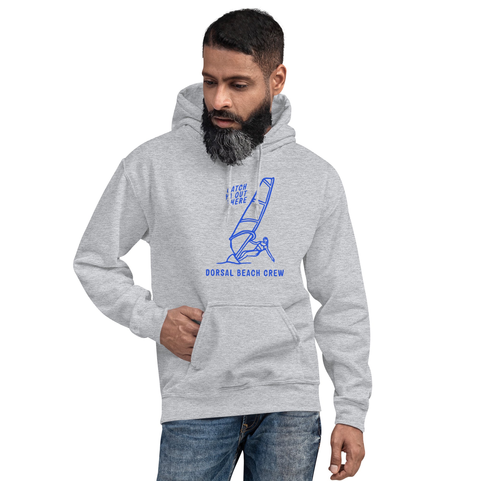 Light Grey Windsurfer Hoodie