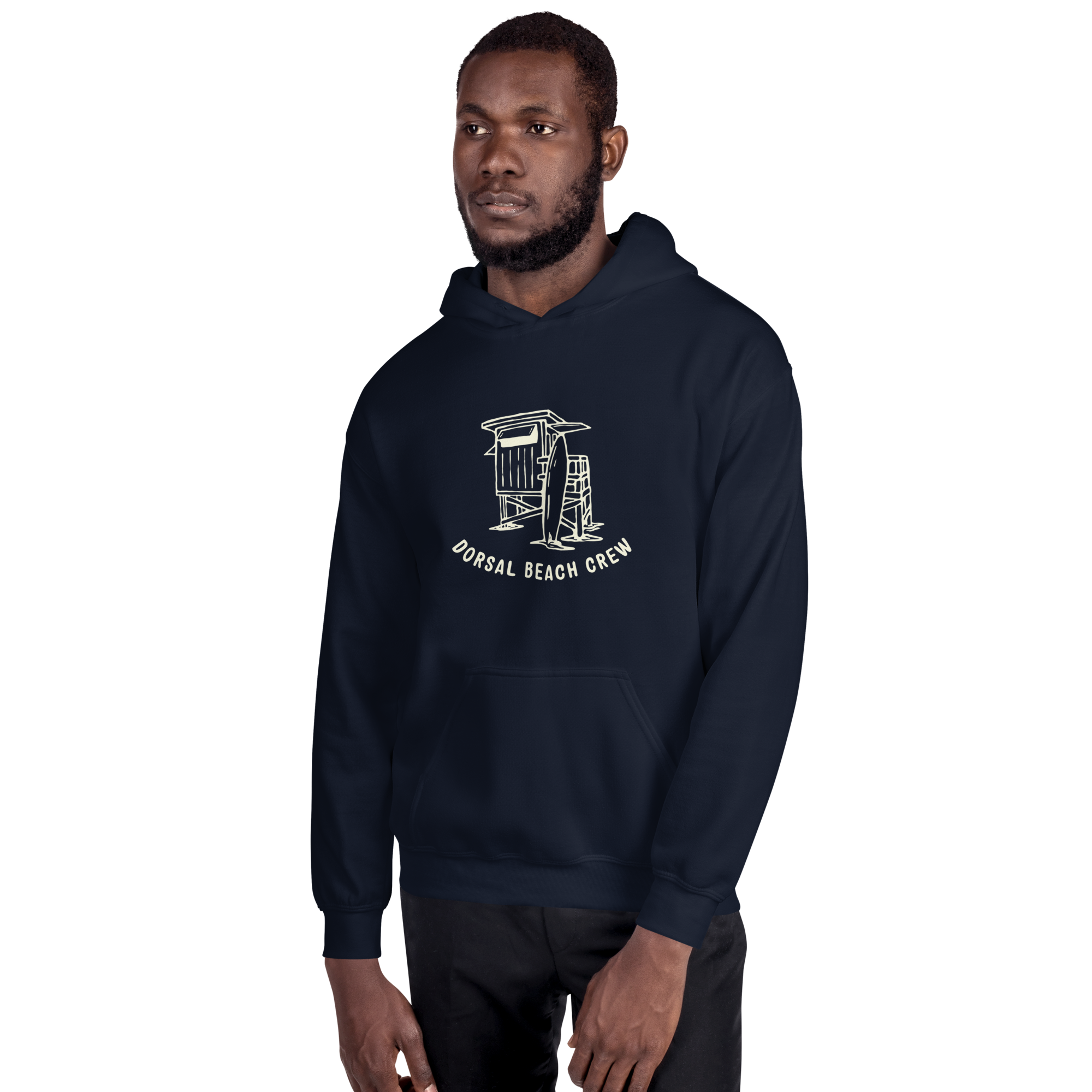 Navy Lifeguard Stand Hoodie