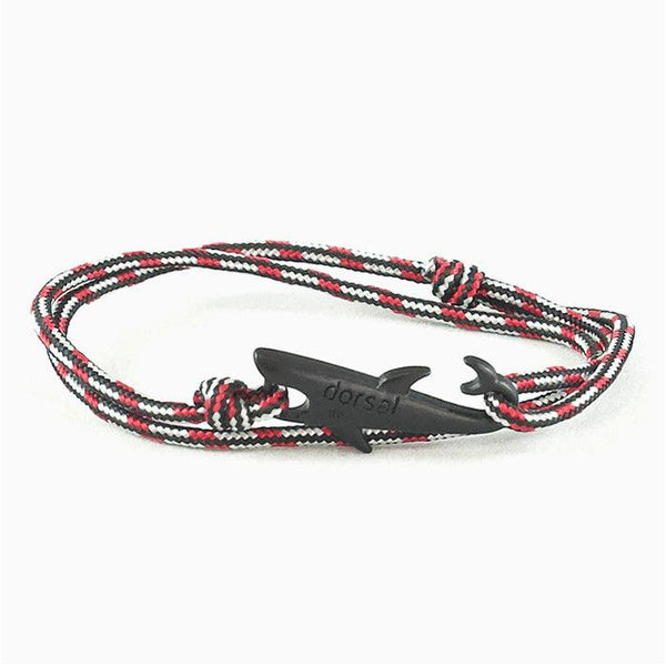 6mm Shark Hook Bracelets W/14ky Shark & Wraps 7.5 - C62CSHAHK75
